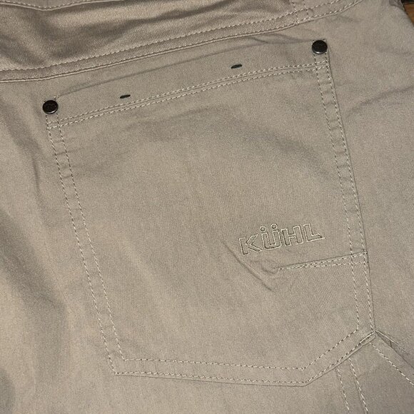 KUHL Radikl Pants Mens Size 40x32 Lightweight Stretch Hiking Trail Outdoor Khaki - Picture 6 of 9